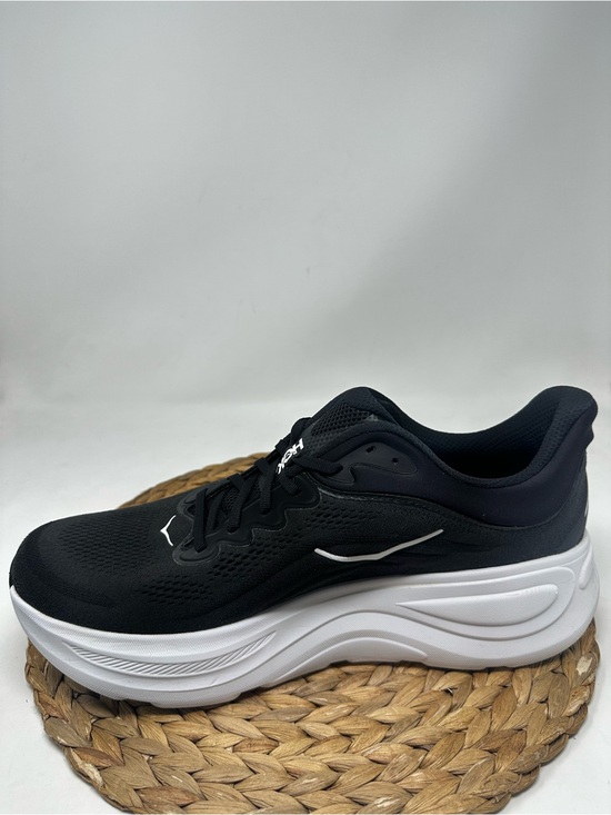 HOKA ONE Bondi 9 Running Shoes Black White Size 14 Men\'s